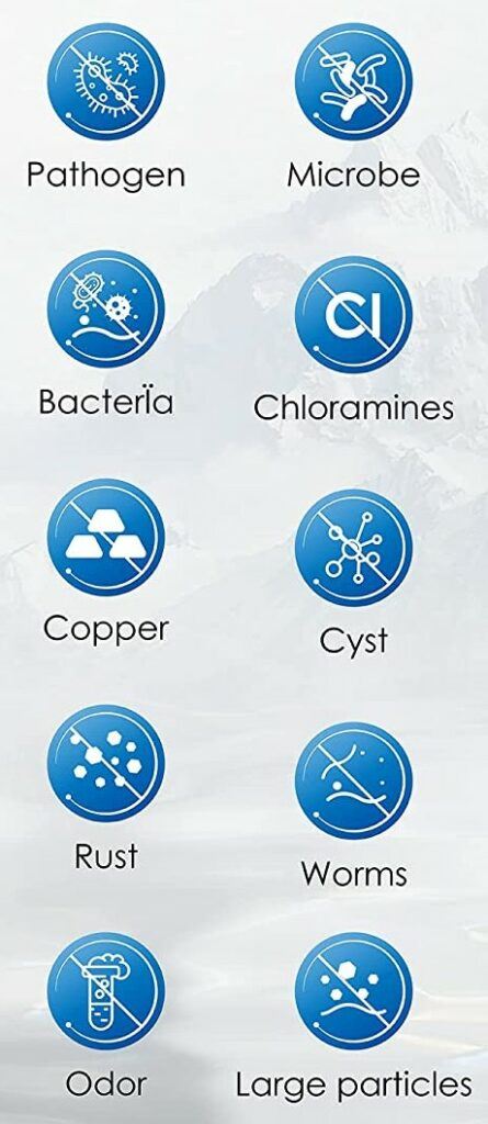 Possible tap water contaminants